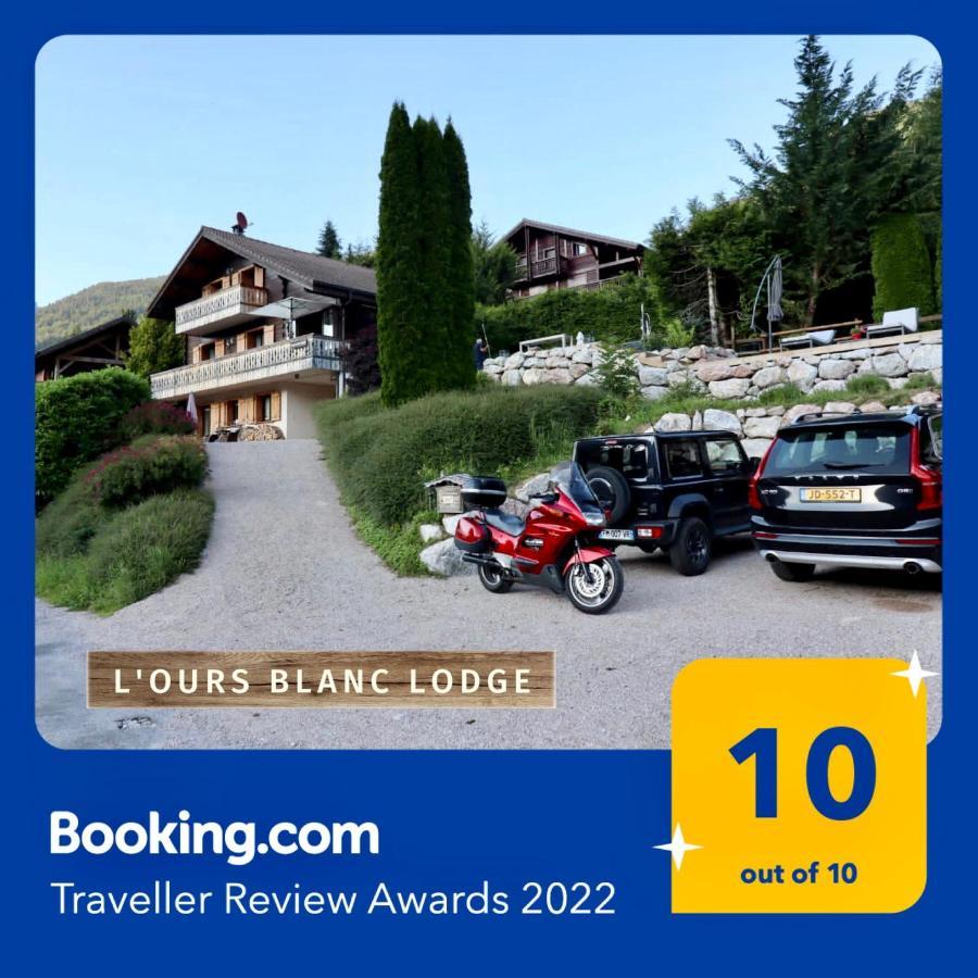 L'Ours Blanc Lodge Le Biot Exteriér fotografie