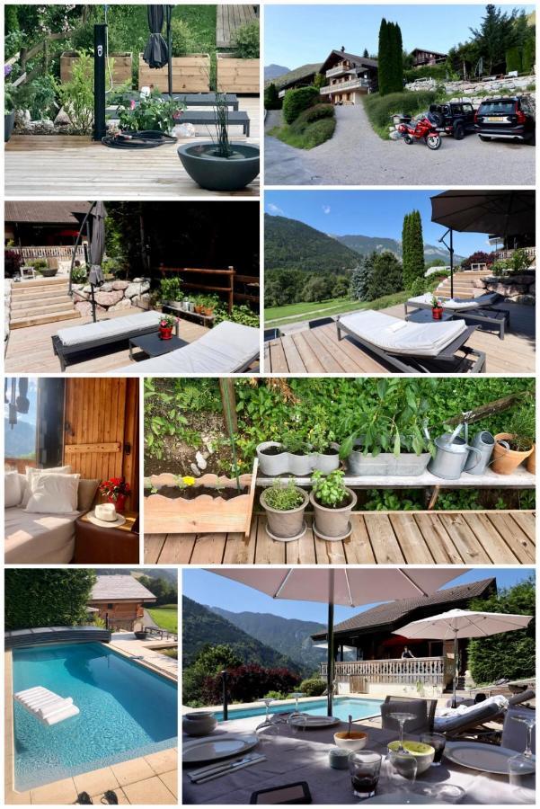 L'Ours Blanc Lodge Le Biot Exteriér fotografie