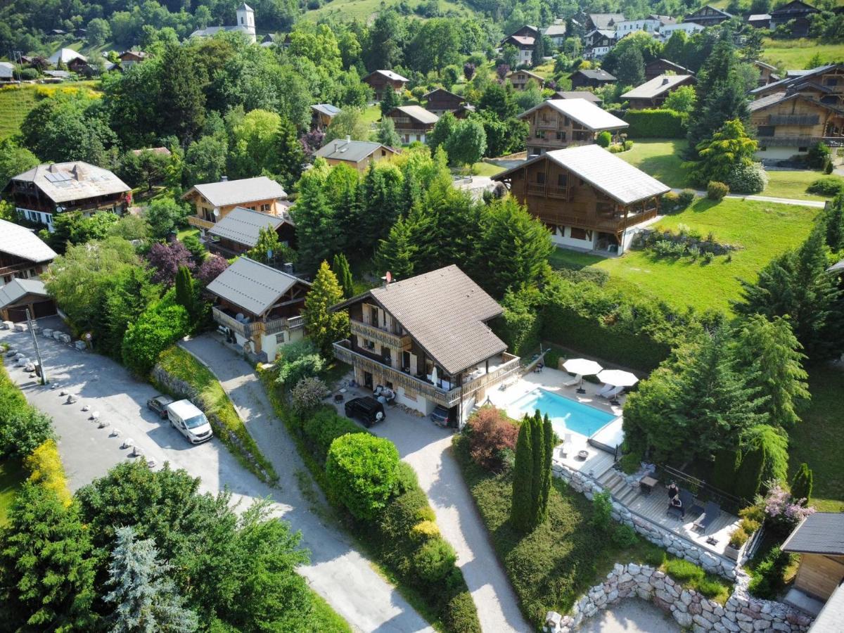 L'Ours Blanc Lodge Le Biot Exteriér fotografie