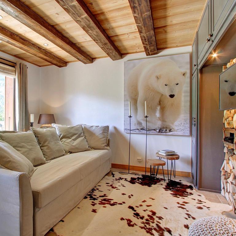 L'Ours Blanc Lodge Le Biot Exteriér fotografie