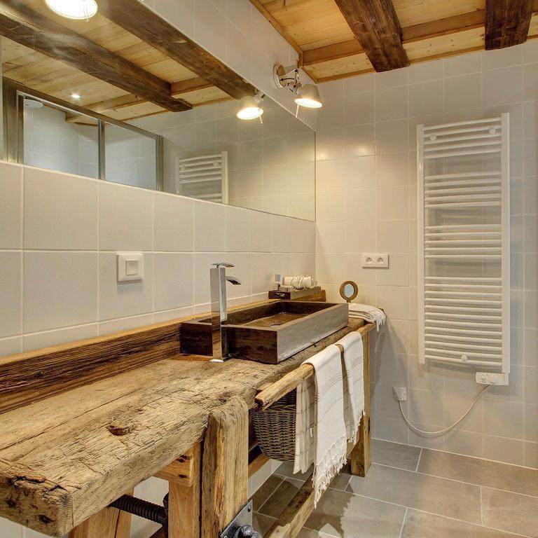 L'Ours Blanc Lodge Le Biot Exteriér fotografie