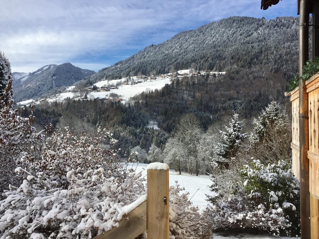 L'Ours Blanc Lodge Le Biot Exteriér fotografie