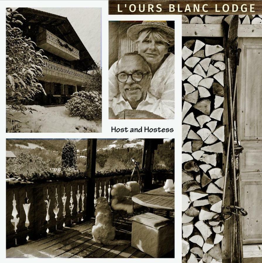 L'Ours Blanc Lodge Le Biot Exteriér fotografie